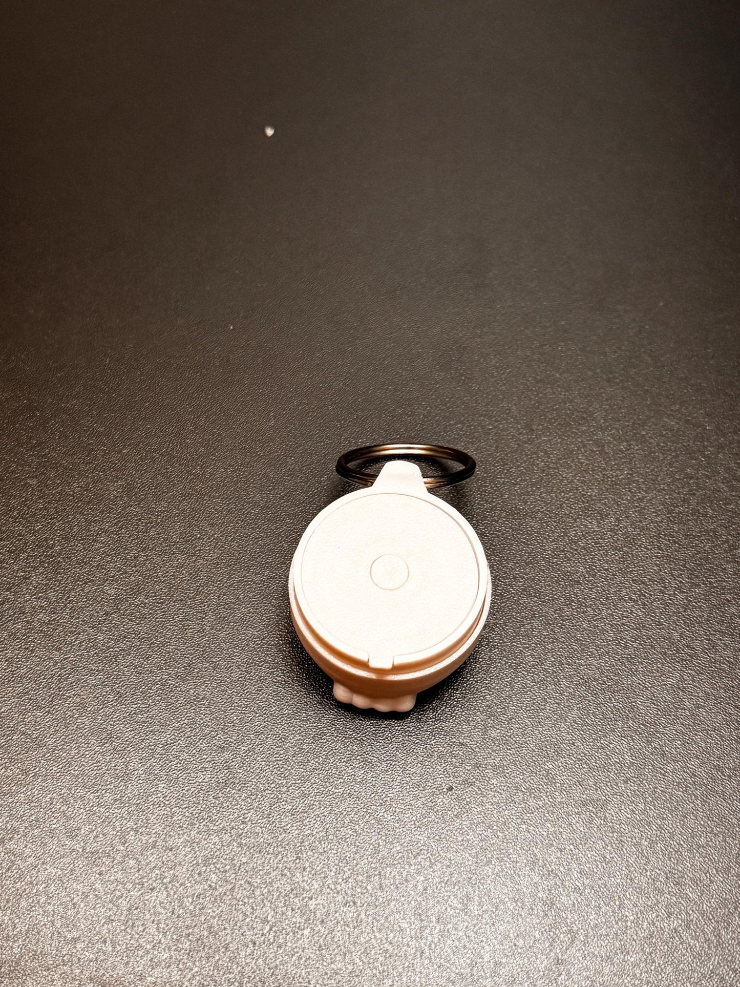 Skull AirTag Holder Keychain