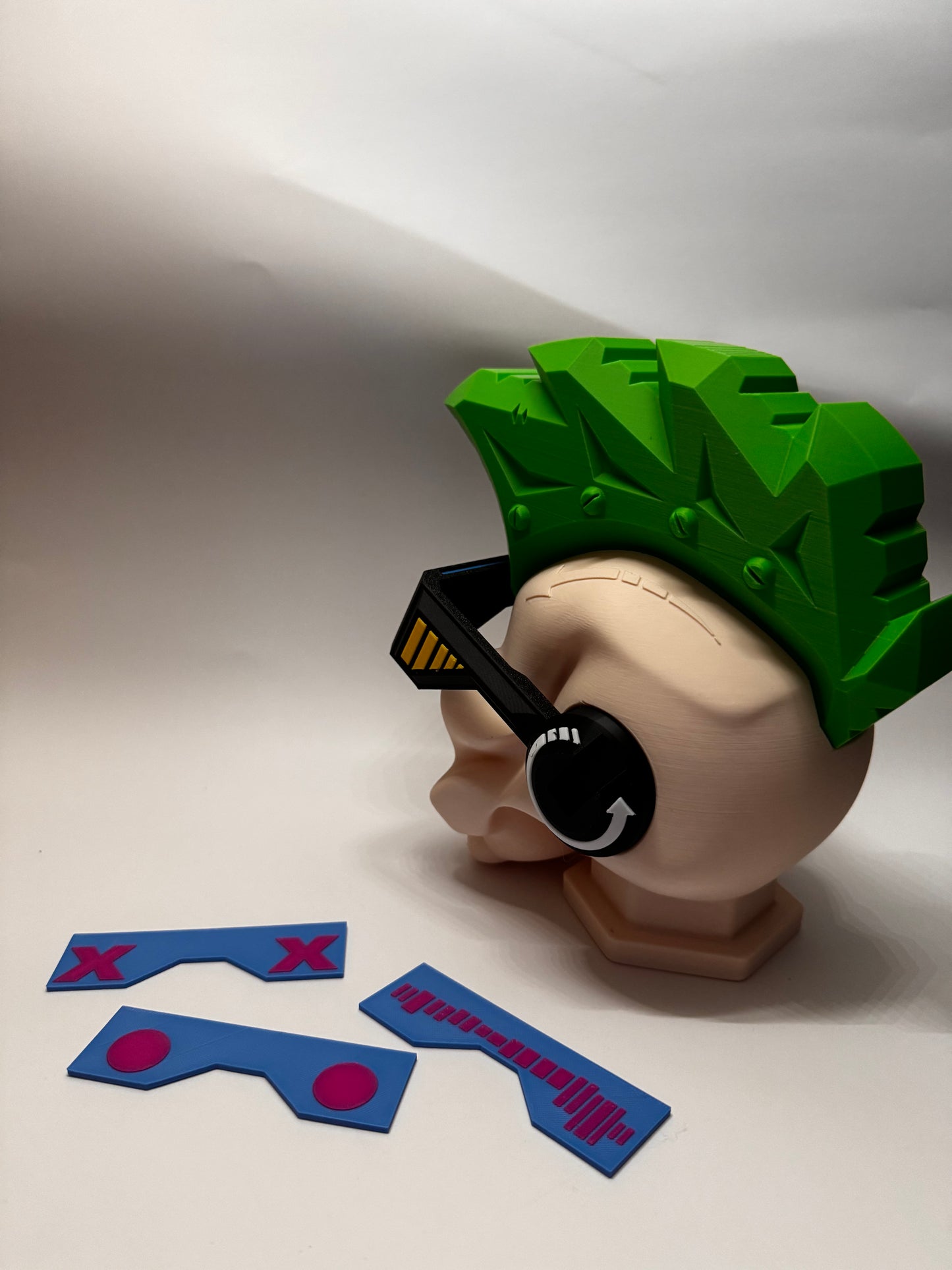 Cyber Punk Skull Headphone Holder