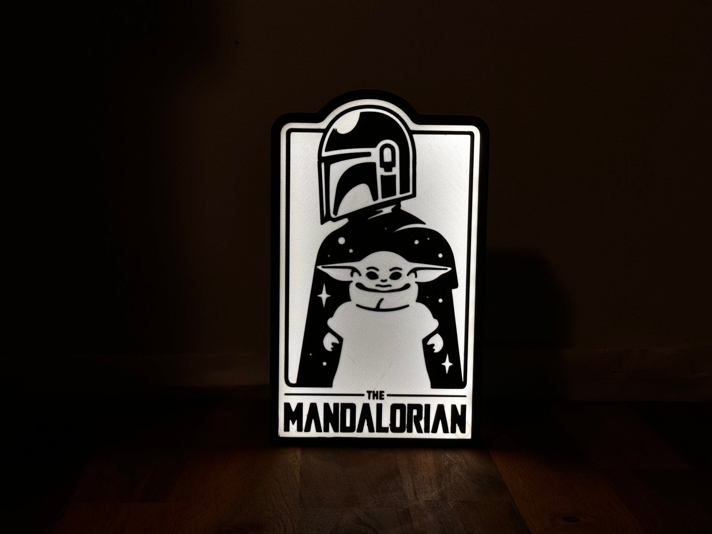 Mandolorian and Grogu Lightbox