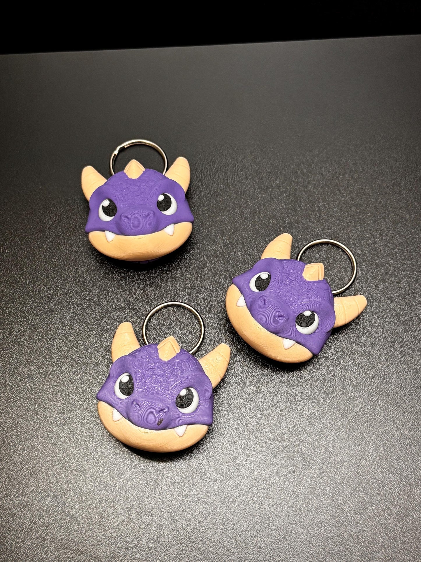 Dragon AirTag Holder Keychain