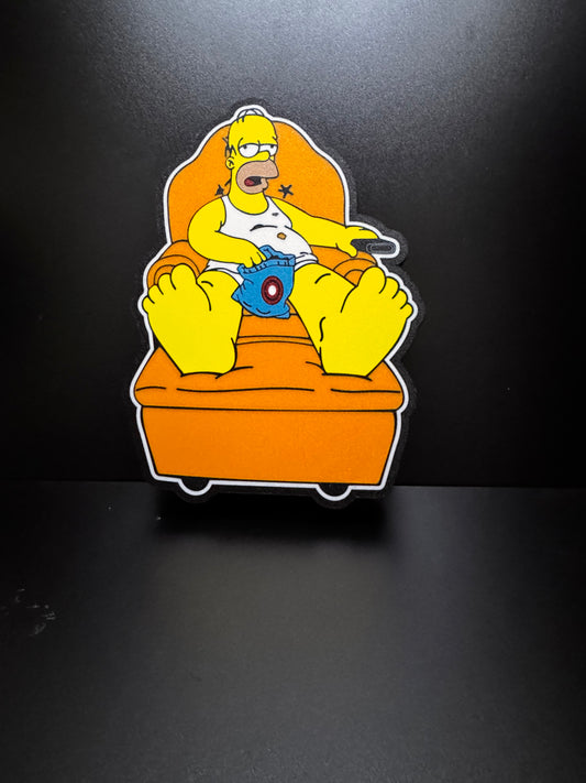 Homer in couch Lightbox