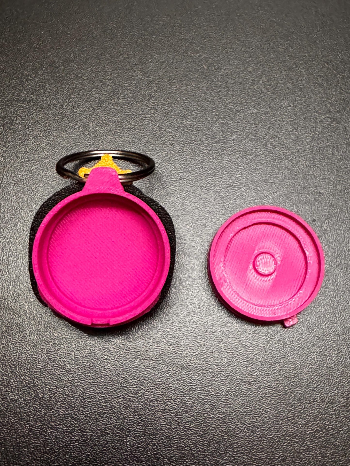 Princess AirTag Holder Keychain