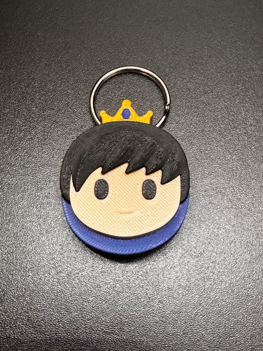 Princess AirTag Holder Keychain