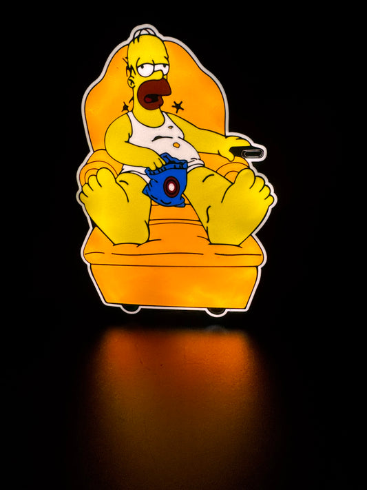 Homer in couch Lightbox