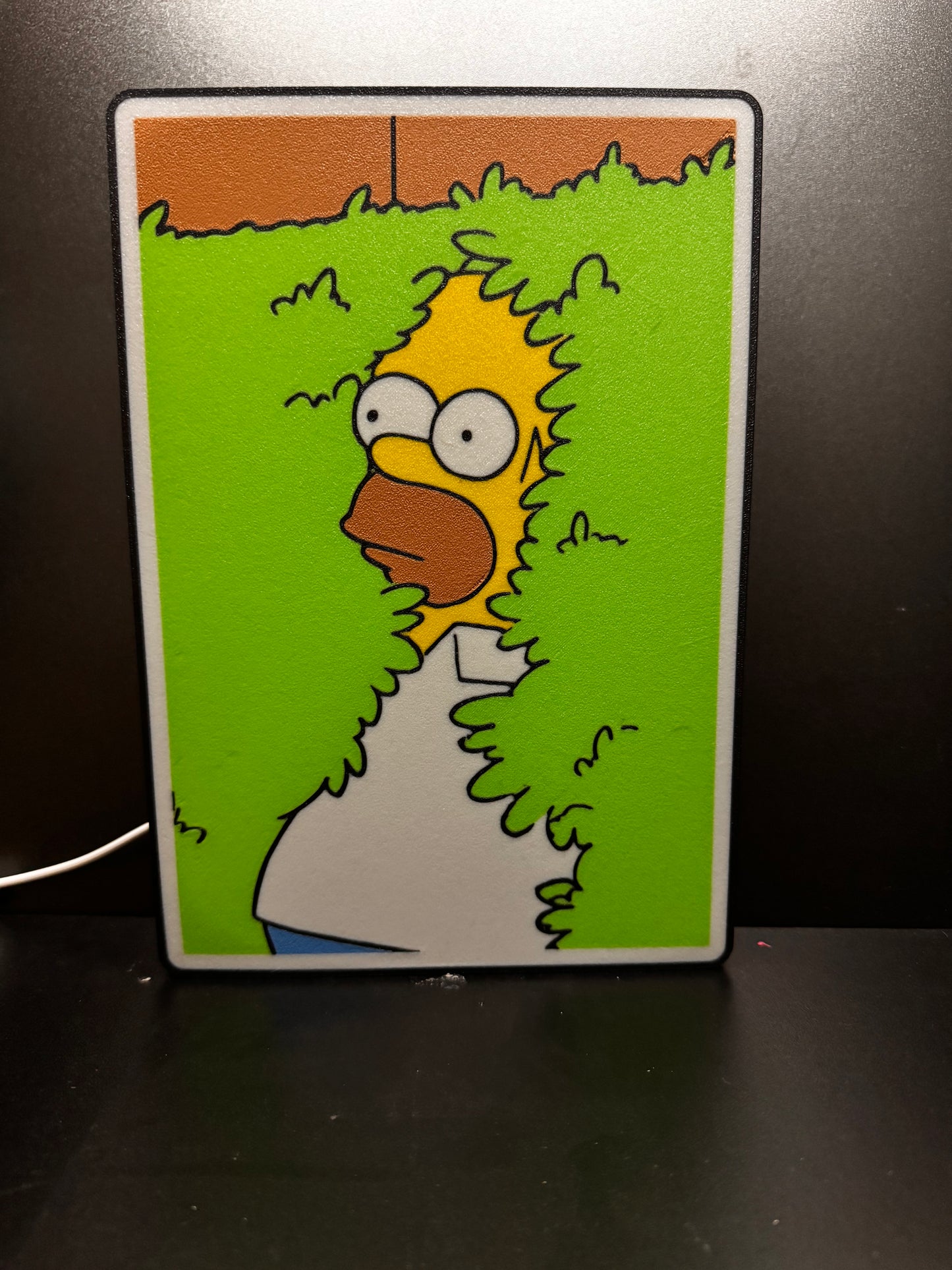 Homer Hiding Lightbox