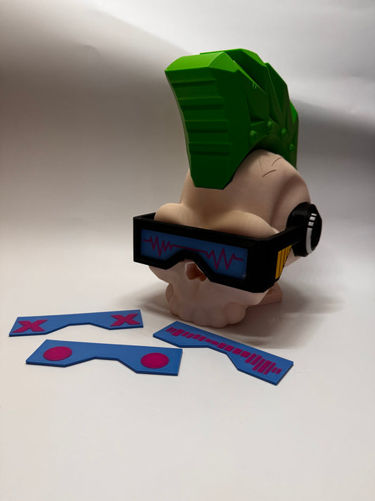 Cyber Punk Skull Headphone Holder