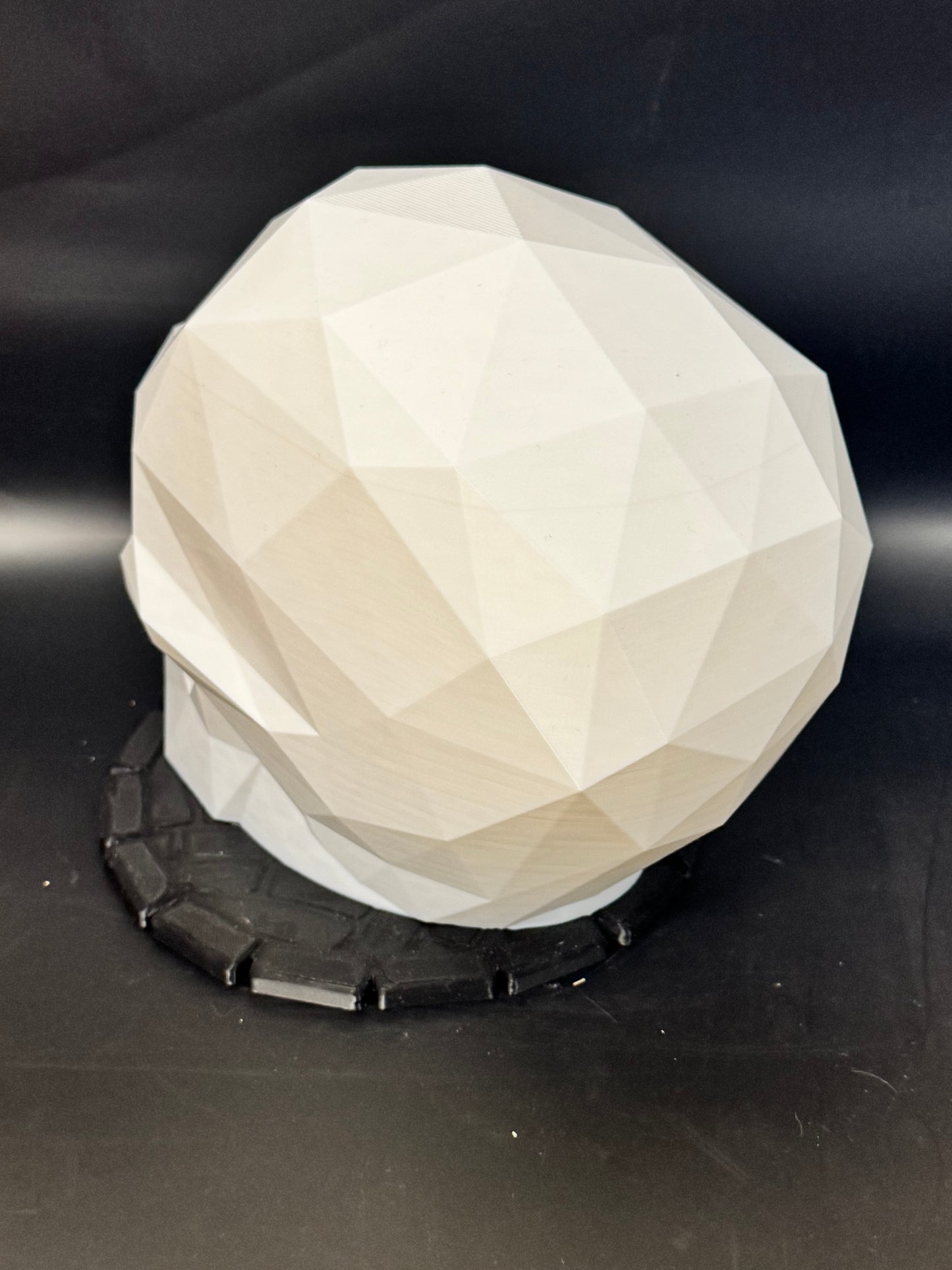 Low Poly Skull Headphone Holder