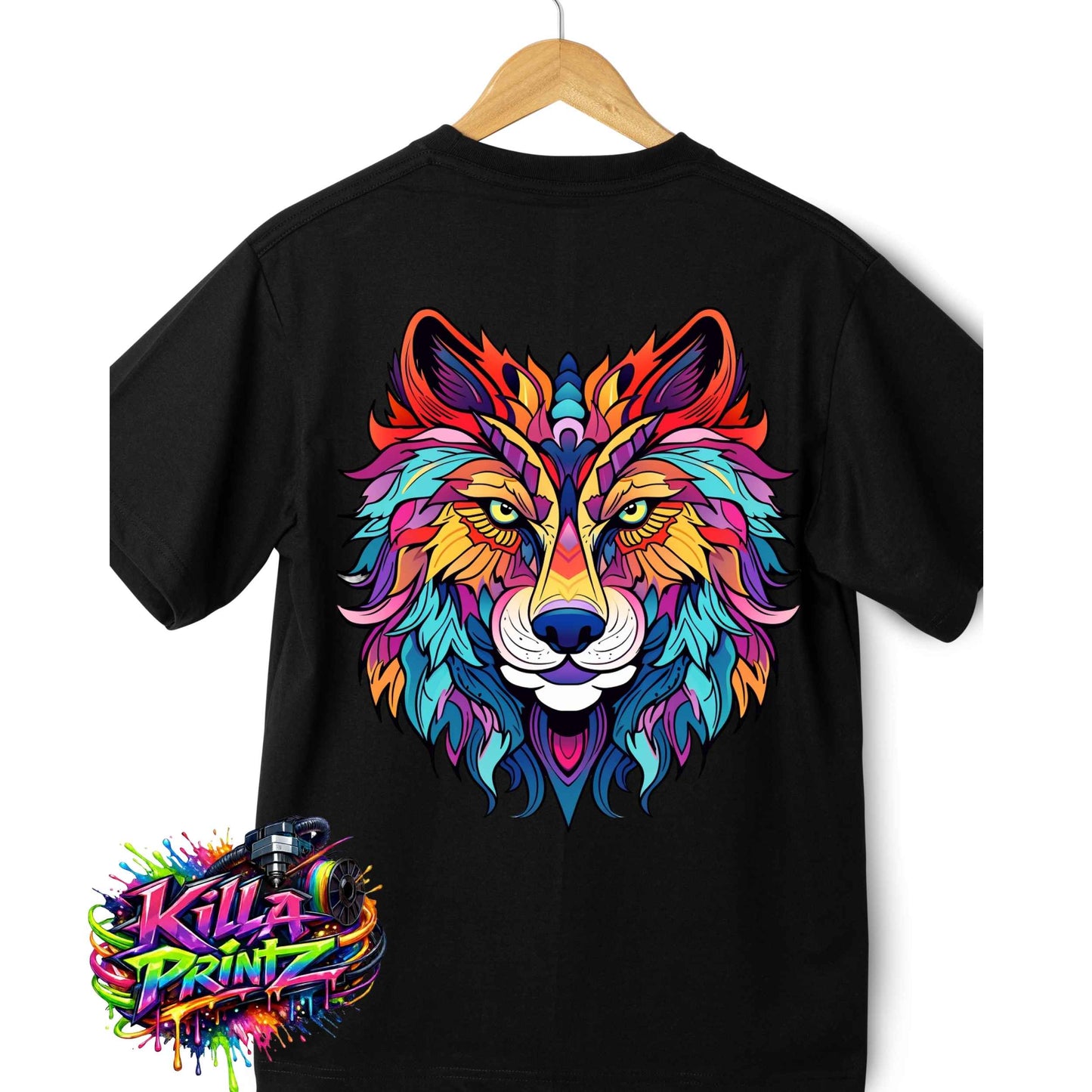 Colourful Wolf T-Shirt